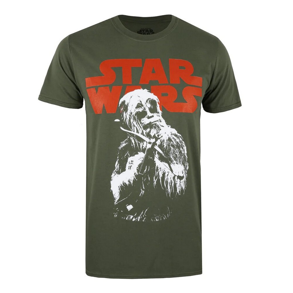 Thumbnail - Star Wars - T-shirt - Homme (Vert kaki)