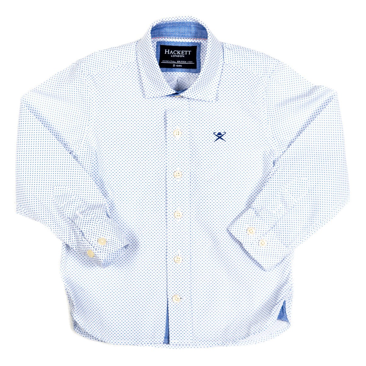 Jongenshemd met lange mouwen en reverskraag HK301027