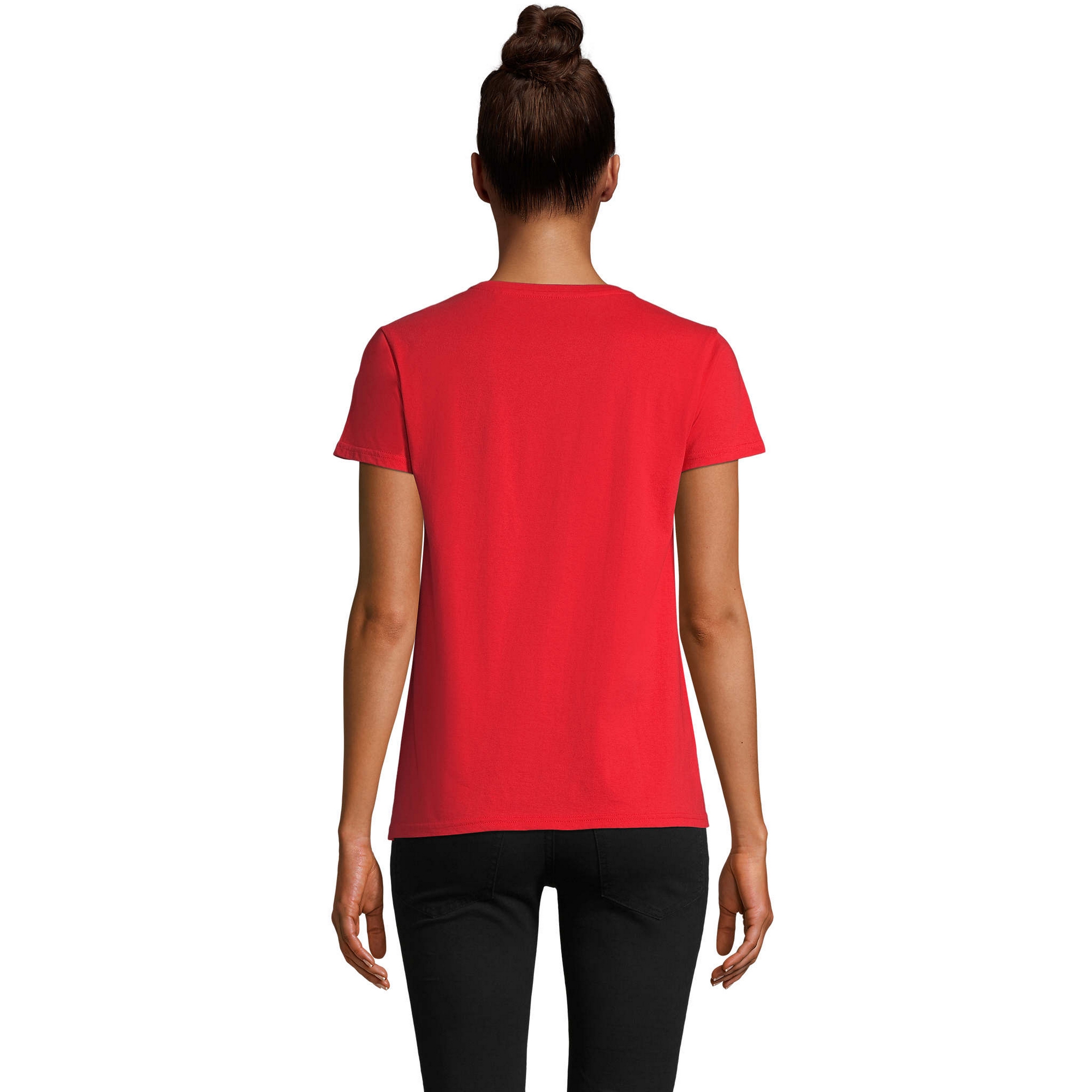 SOLS Pioneer T-shirt dam/dam (Ljusröd) – bild 2