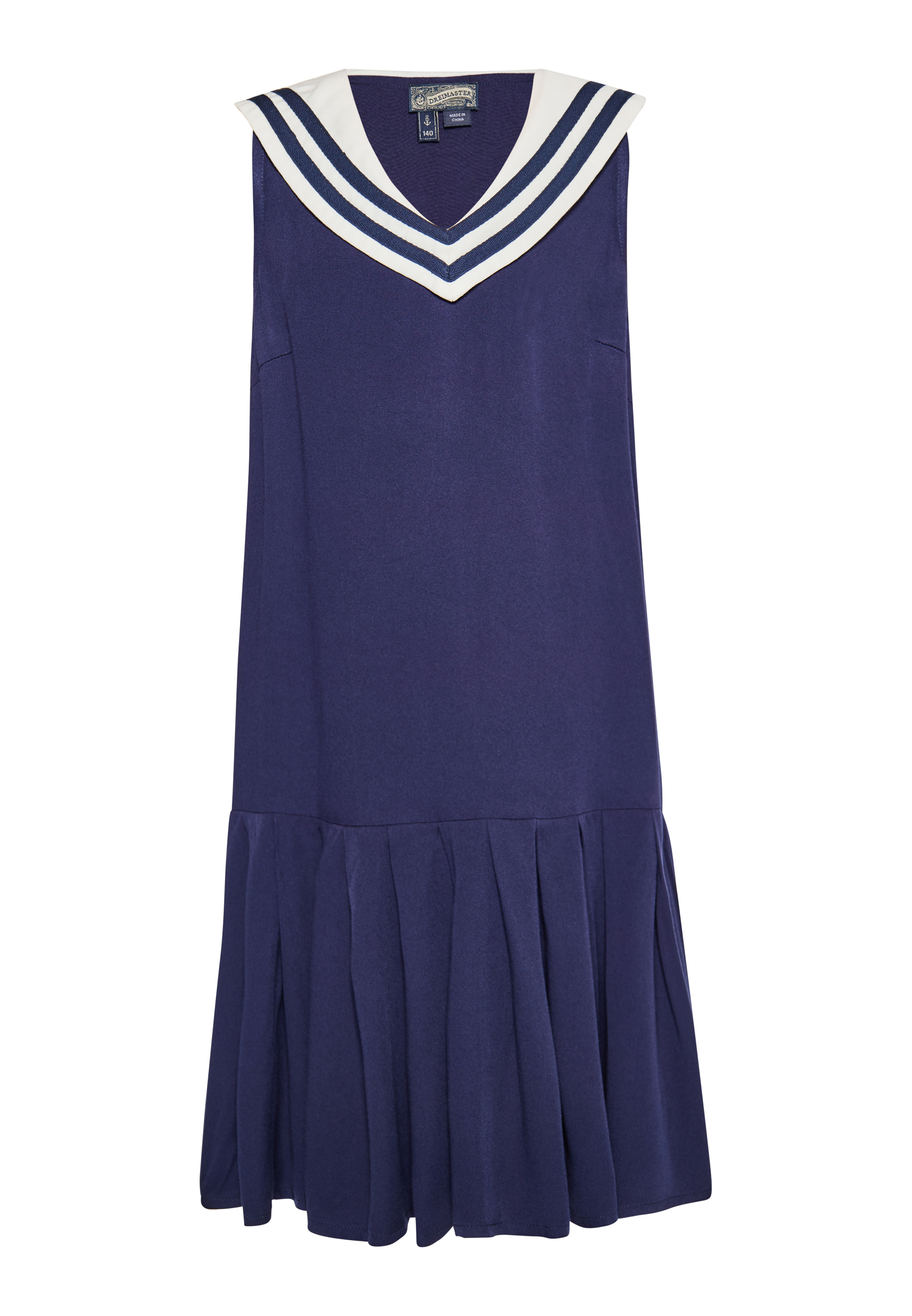 Thumbnail - Dreimaster Kleid Mädchen (Kids) Marine