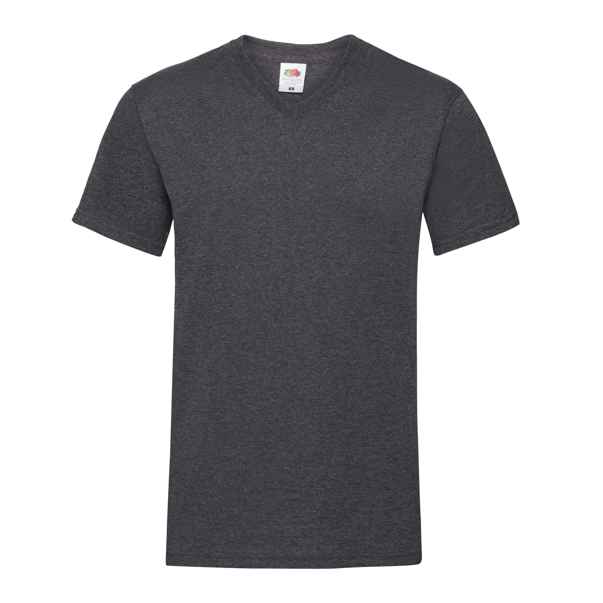 Thumbnail - Fruit of the Loom - "Valueweight" T-Shirt V-Ausschnitt für Herren (Dunkelgrau)