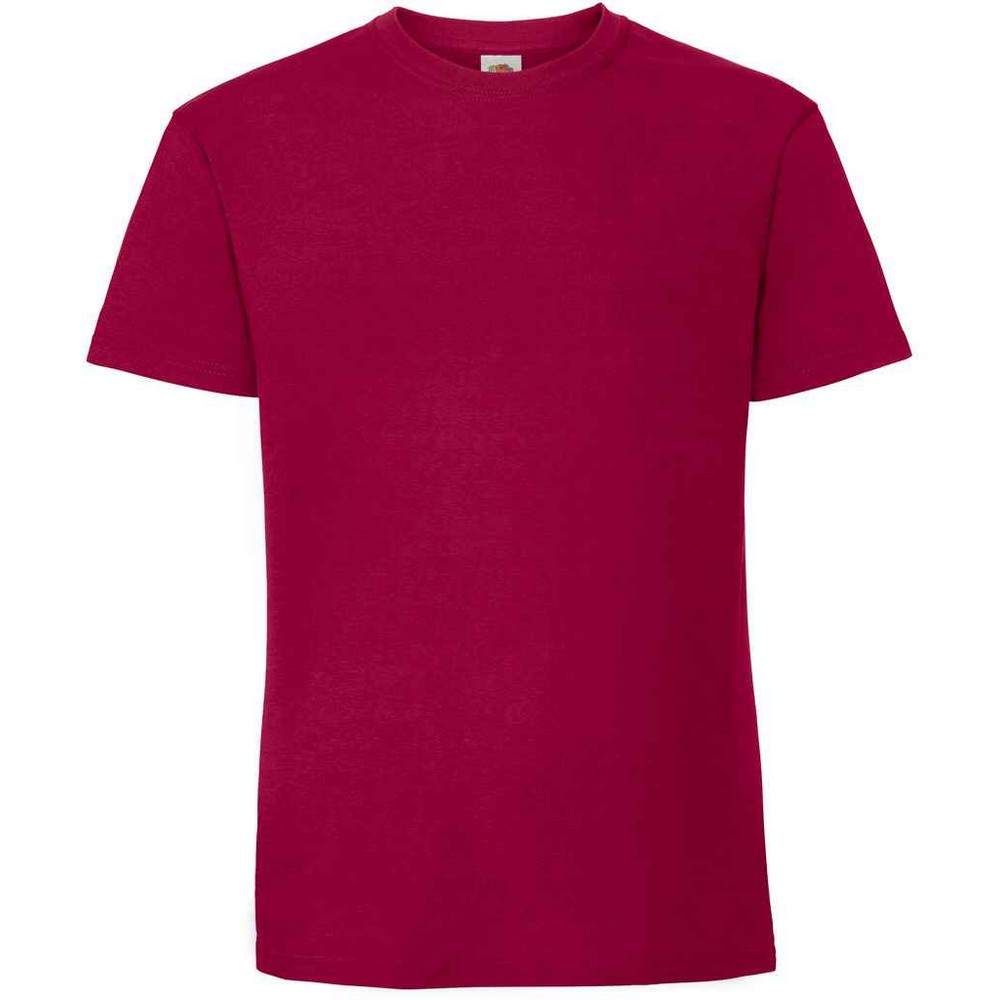 Thumbnail - Fruit Of The Loom Herren Premium T-Shirt (Cranberry)