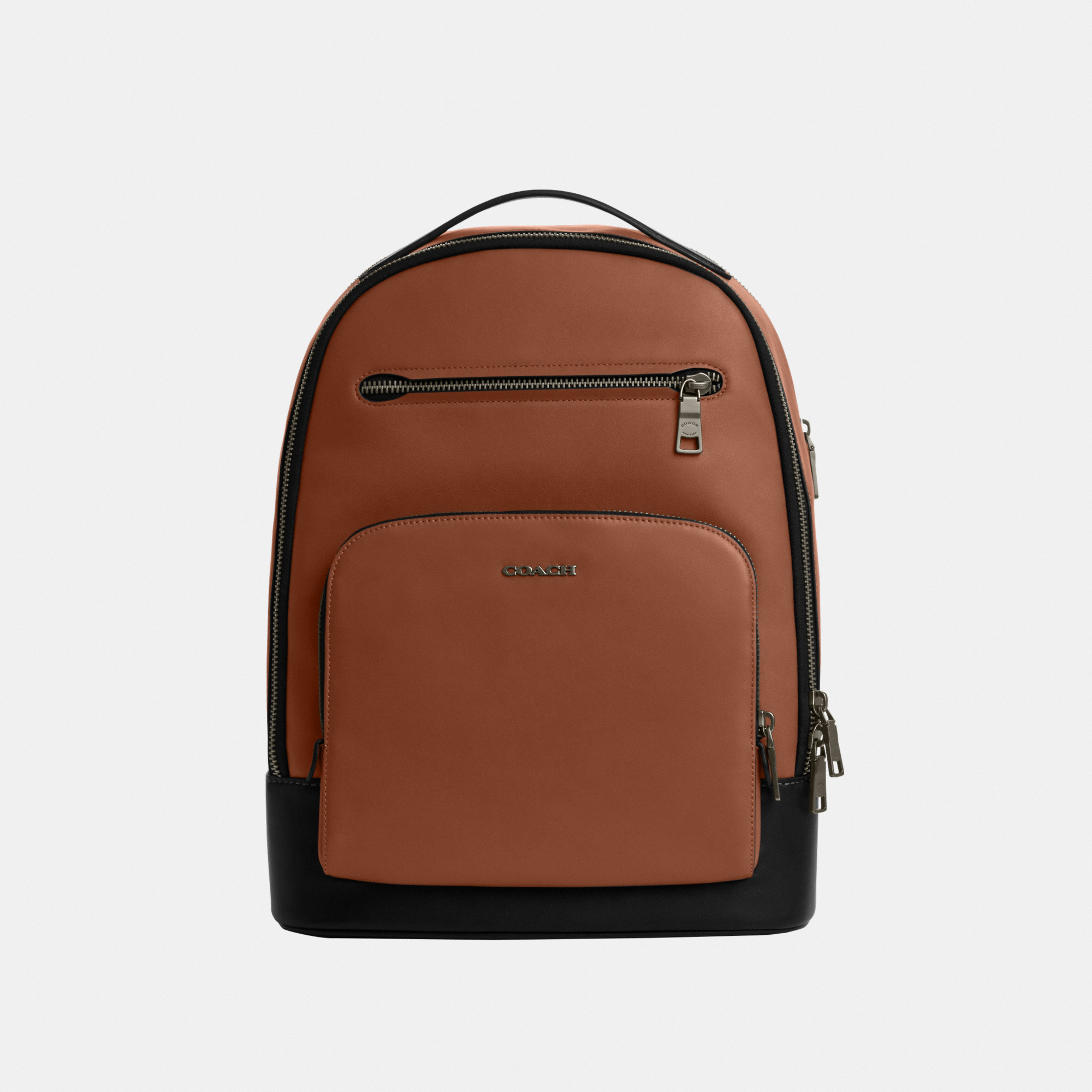 Coach Mens Ethan Backpack in Smooth Leather Bag - Brown - One Size