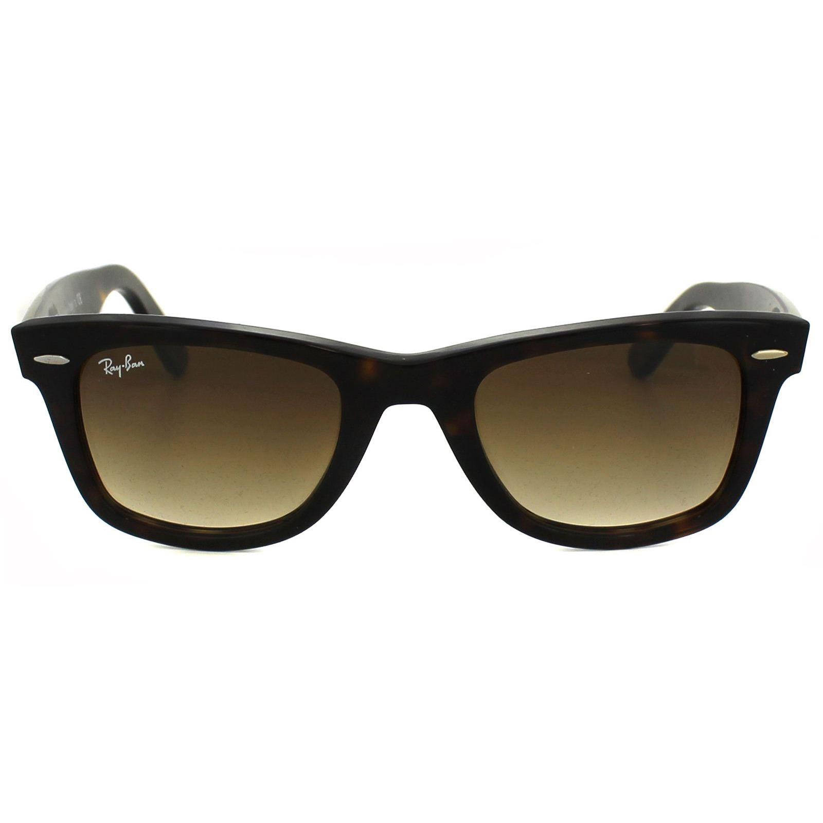 Thumbnail - Ray-Ban Rectangle Unisex Havanna Braun Gradient Sonnenbrille