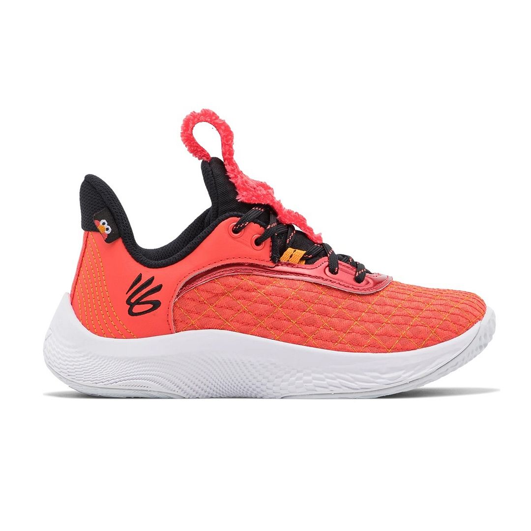 Under Armour Sesame Street x Curry Flow 9 PS Barn Röd Träningsskor