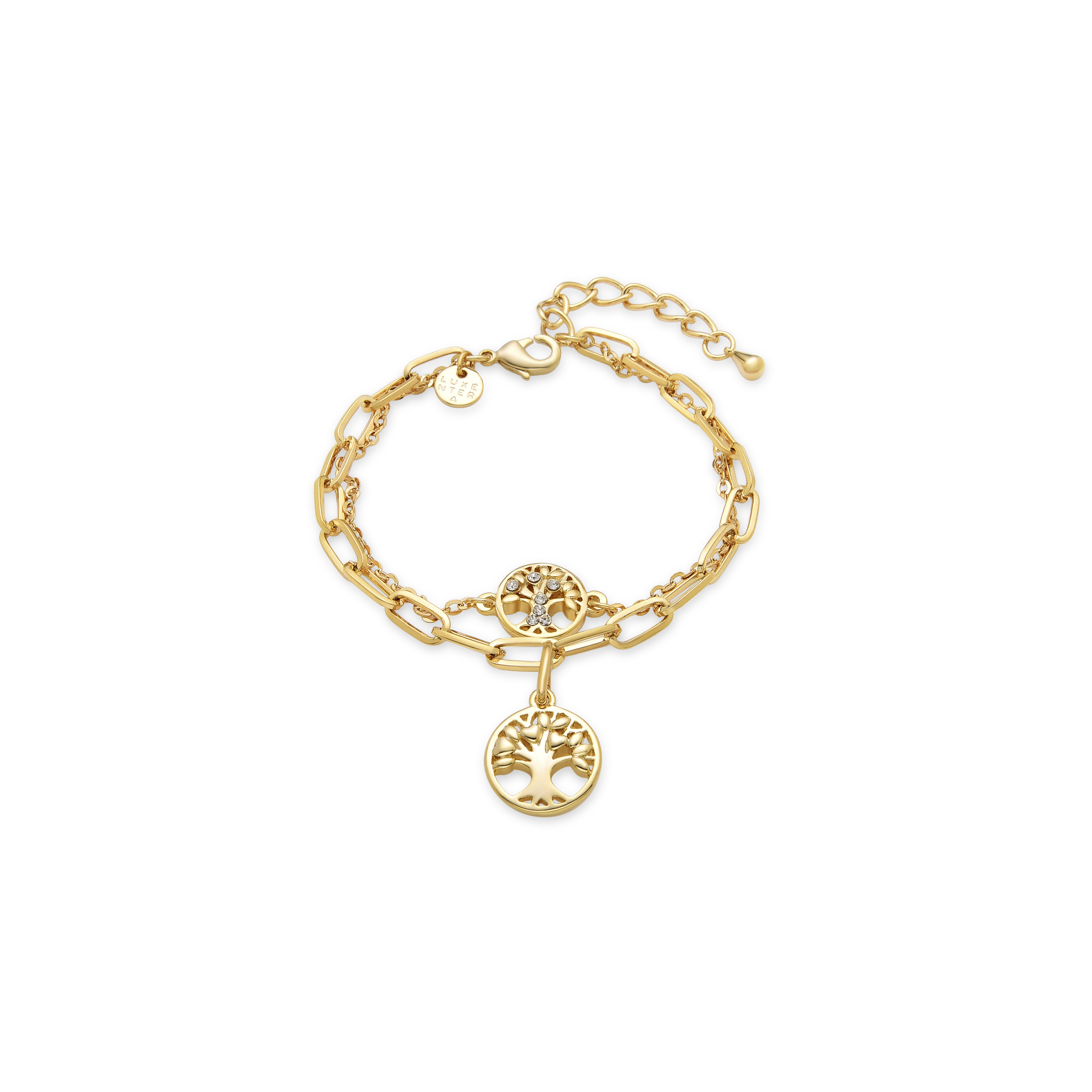 Thumbnail - Luxenter Tree of Life Armband 18 Kt. Gelbgold Finish