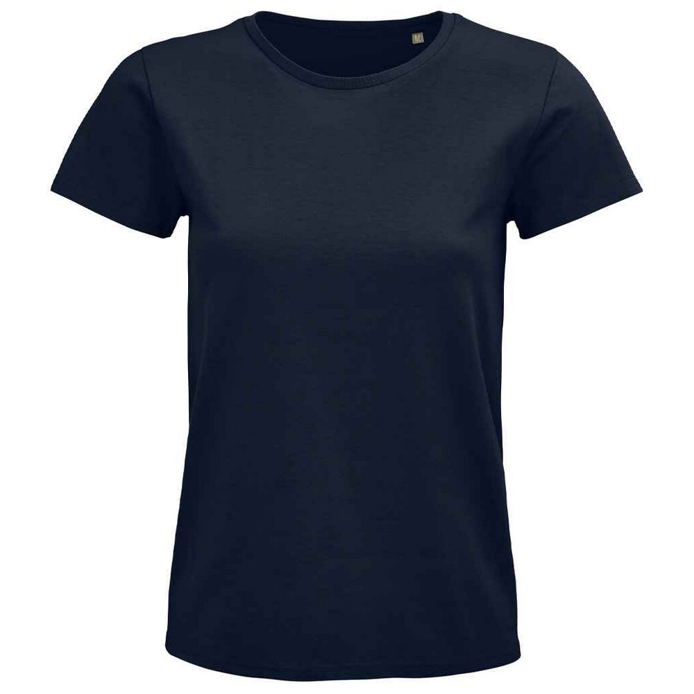 SOLS Womens/Ladies Pioneer Organic T-Shirt (French Navy) Cotton - Size X-Large