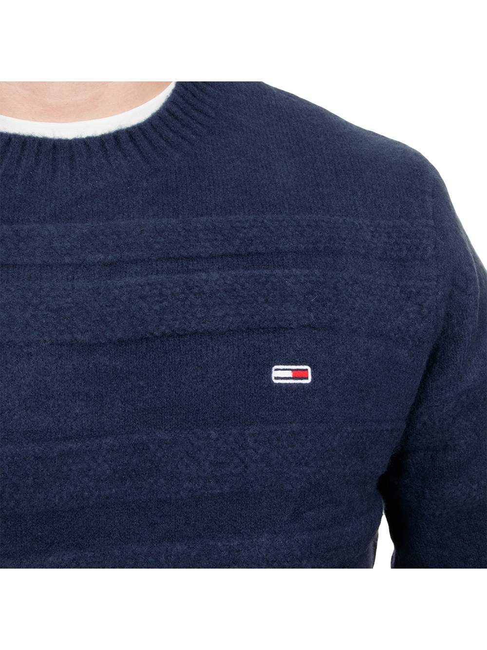 TOMMY JEANS herrmössa med mjuk kabeldragare och flagga – bild 2
