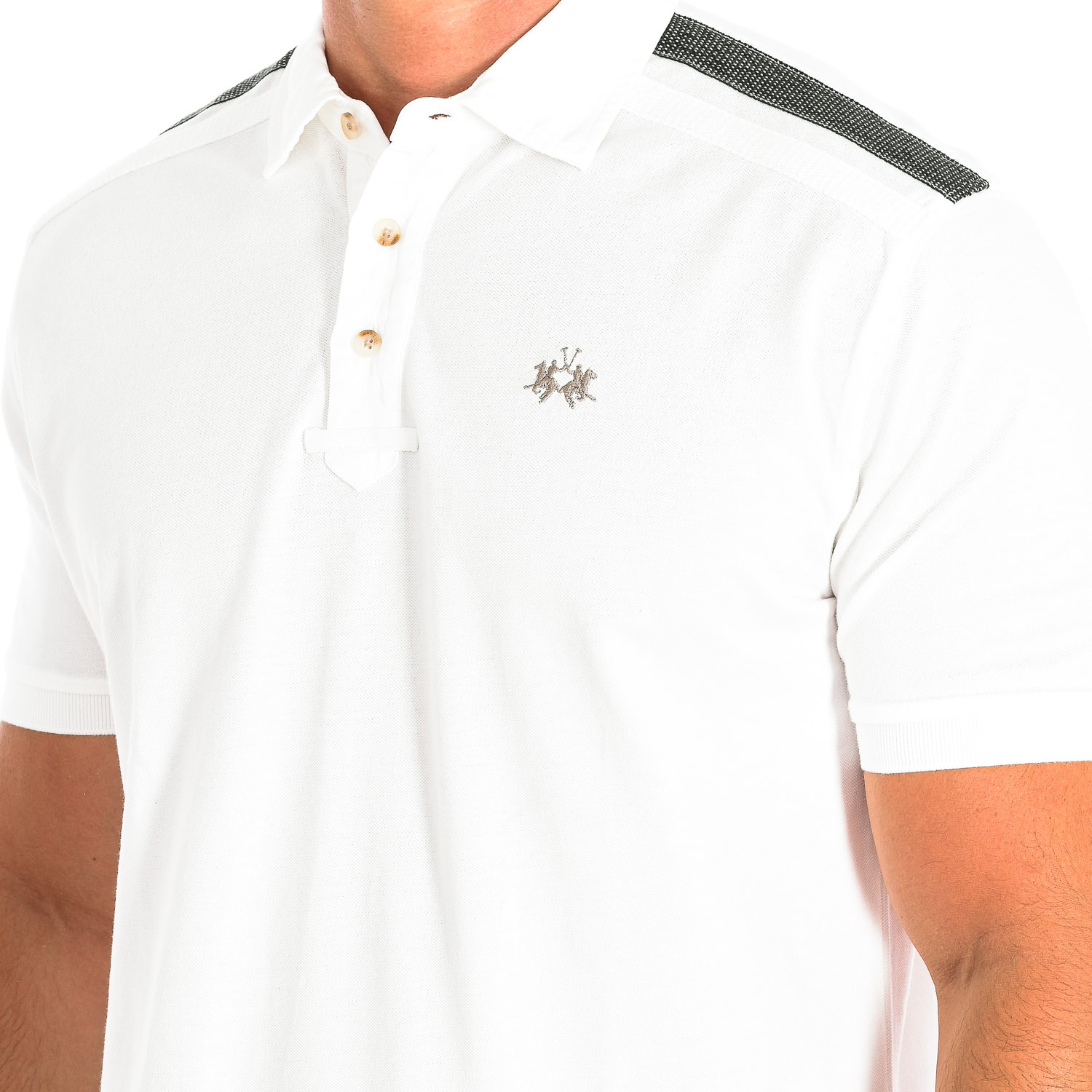 LA MARTINA Kortärmad Polo RMP612-PK097 man pikéer herr – bild 2
