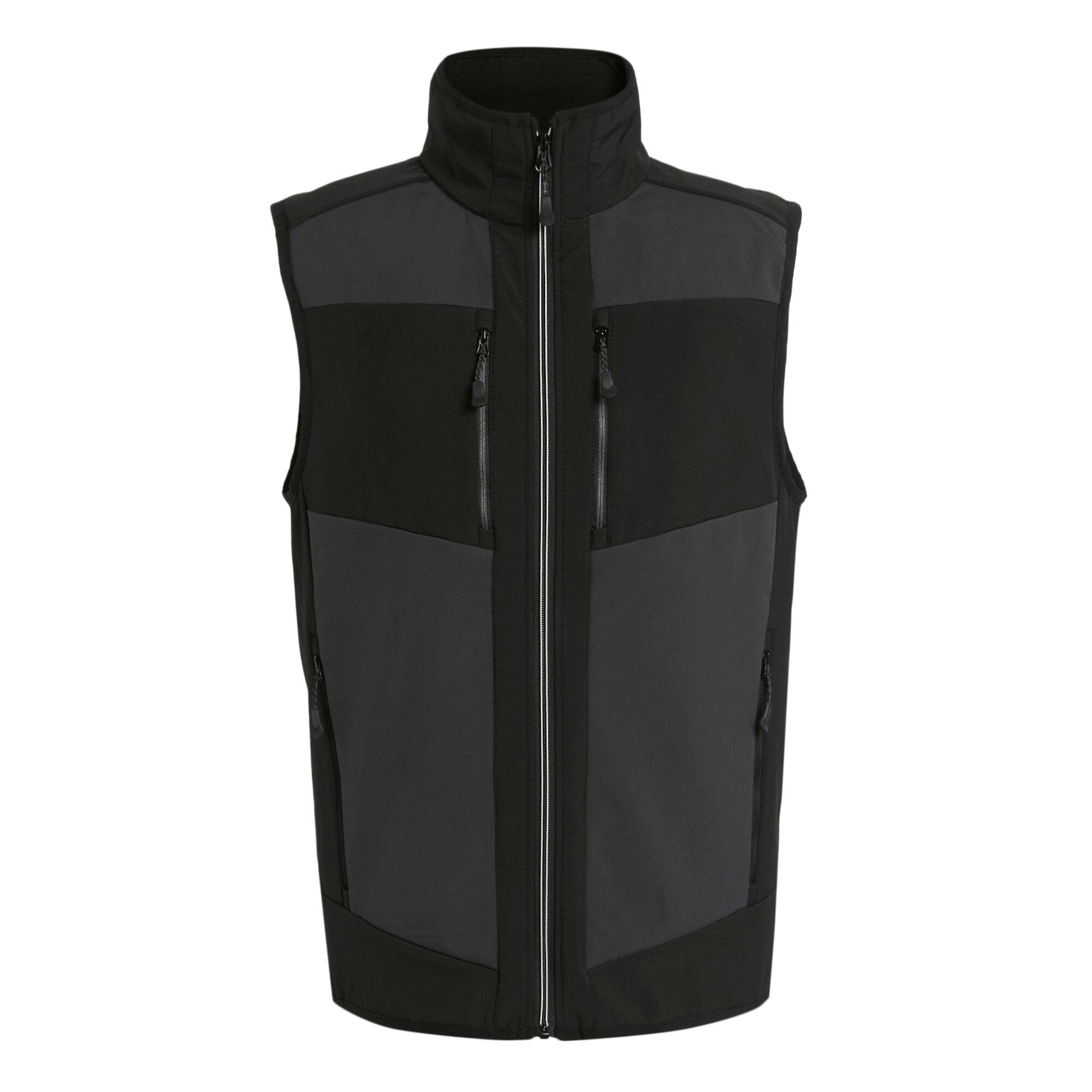 Regatta Heren E-Volve Colour Block Softshell Bodywarmer (Grijs/Ash)