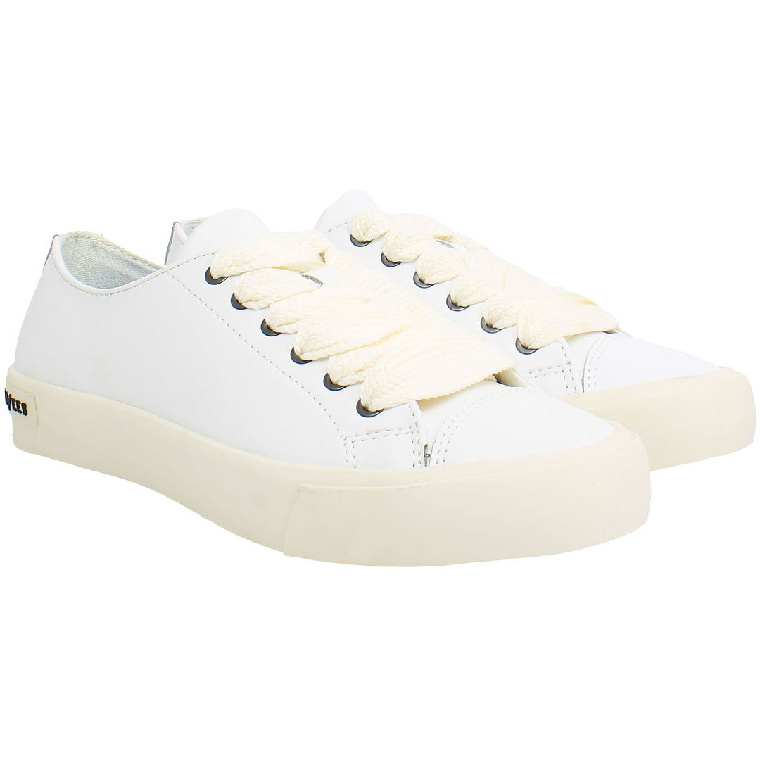 Seavees Crosby Dam White Plimsolls sneakers – bild 2