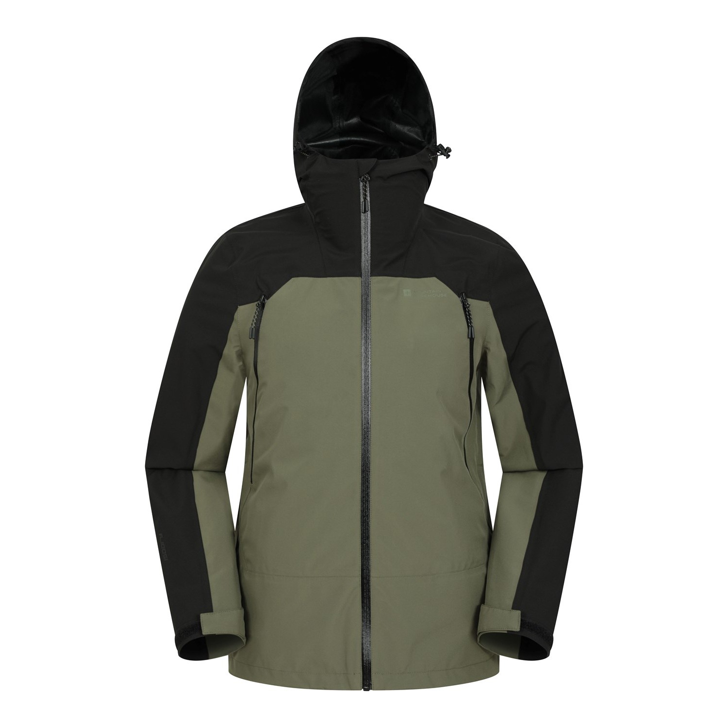 Thumbnail - Mountain Warehouse - Veste imperméable - Homme (Vert kaki)