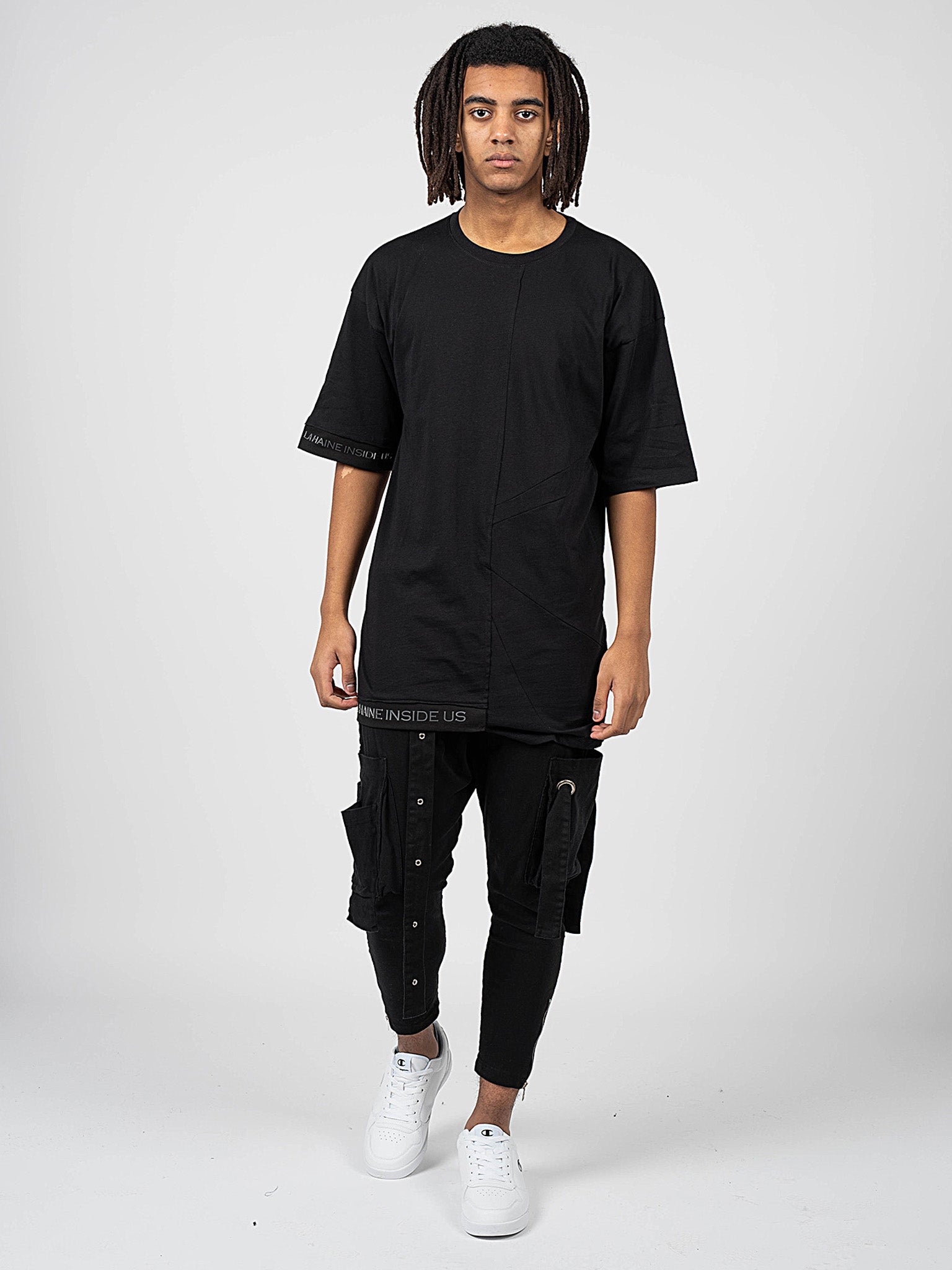 Thumbnail - La Haine Inside Us T-shirt Lalbatro Männer Schwarz