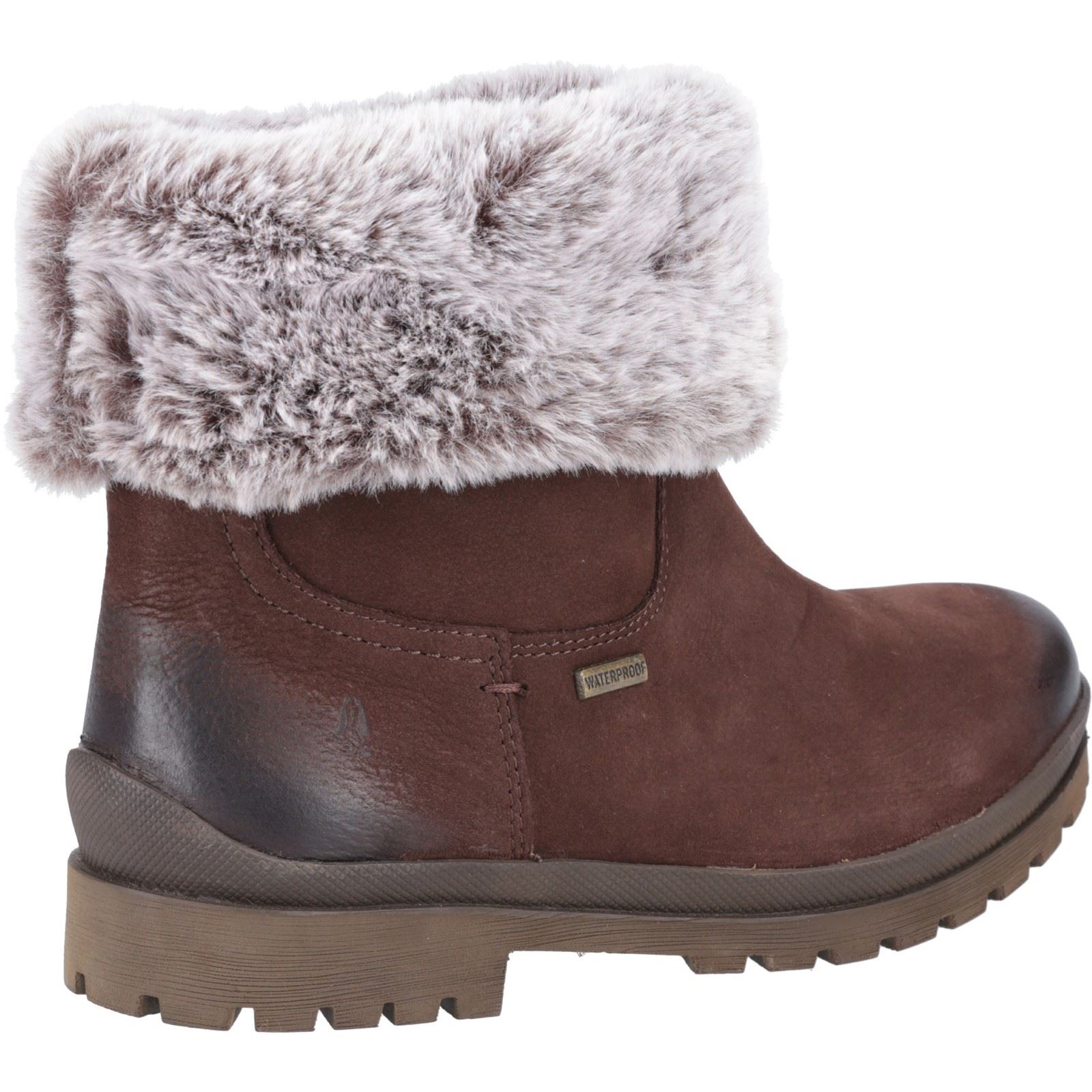 Hush Puppies Alice läder dam brun stövlar – bild 2