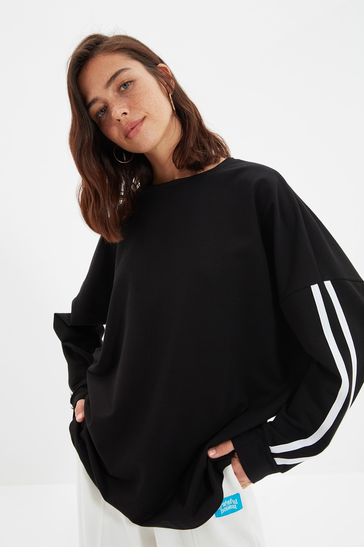 Trendyol Dam Färgglad Sweatshirt – bild 2