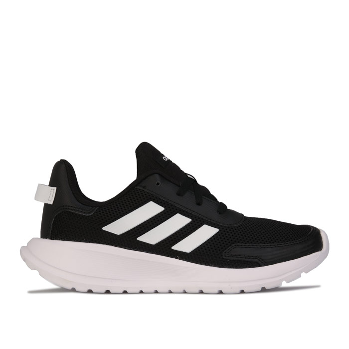 Boy's adidas Childrens Tensaur Run Trainers in Black-White