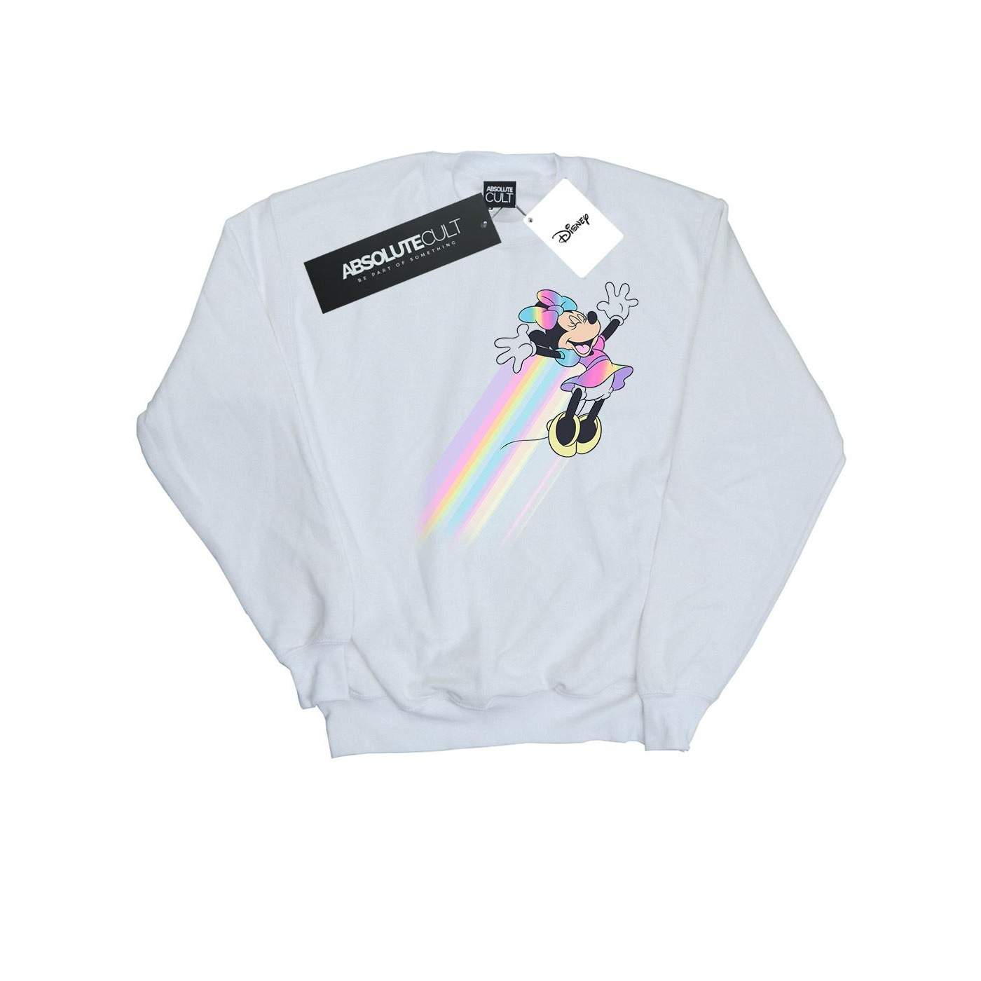 Thumbnail - Disney - "Minnie Mouse Whoosh" Sweatshirt für Damen (Weiß)