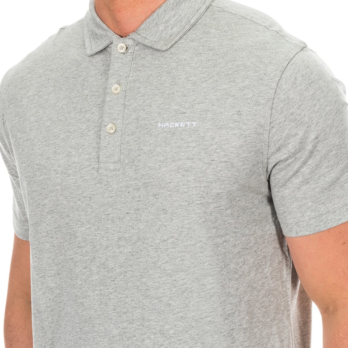 Hackett London Kortärmad polotröja med kavajkrage för herr HMX1004E – bild 2