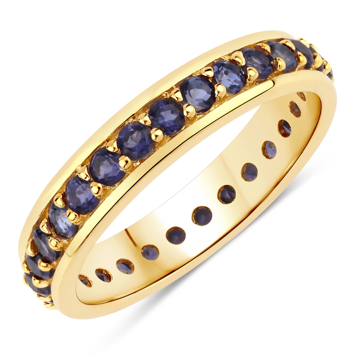 Rafaela Donata Womens Khushi Female Sterling Silver Ring - Gold - Size R