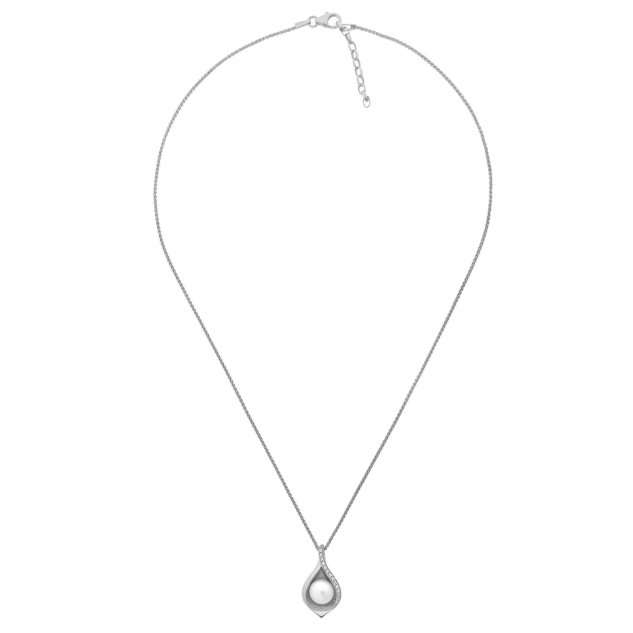 Orphelia 'Sophia' Damenkette Aus 925er Sterlingsilber Mit Anhänger - Silber Zh-7234