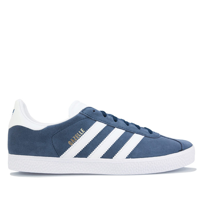 Boy's adidas Originals Children Gazelle Trainers in Navy