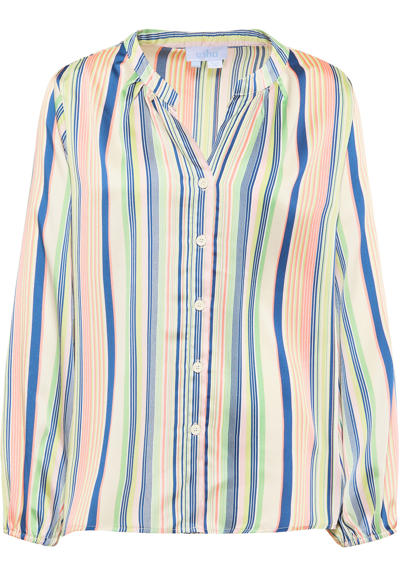 usha BLUE LABEL Gestreepte blouse qisha
