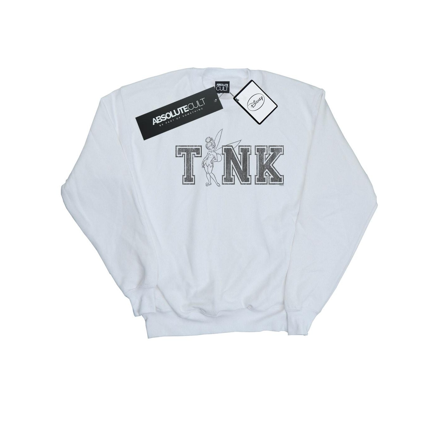 Thumbnail - Disney - "Tinker Bell Collegiate Tink" Sweatshirt für Damen (Weiß)