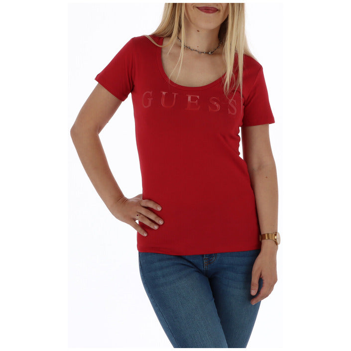 Thumbnail - Guess Damen Rot T-Shirt