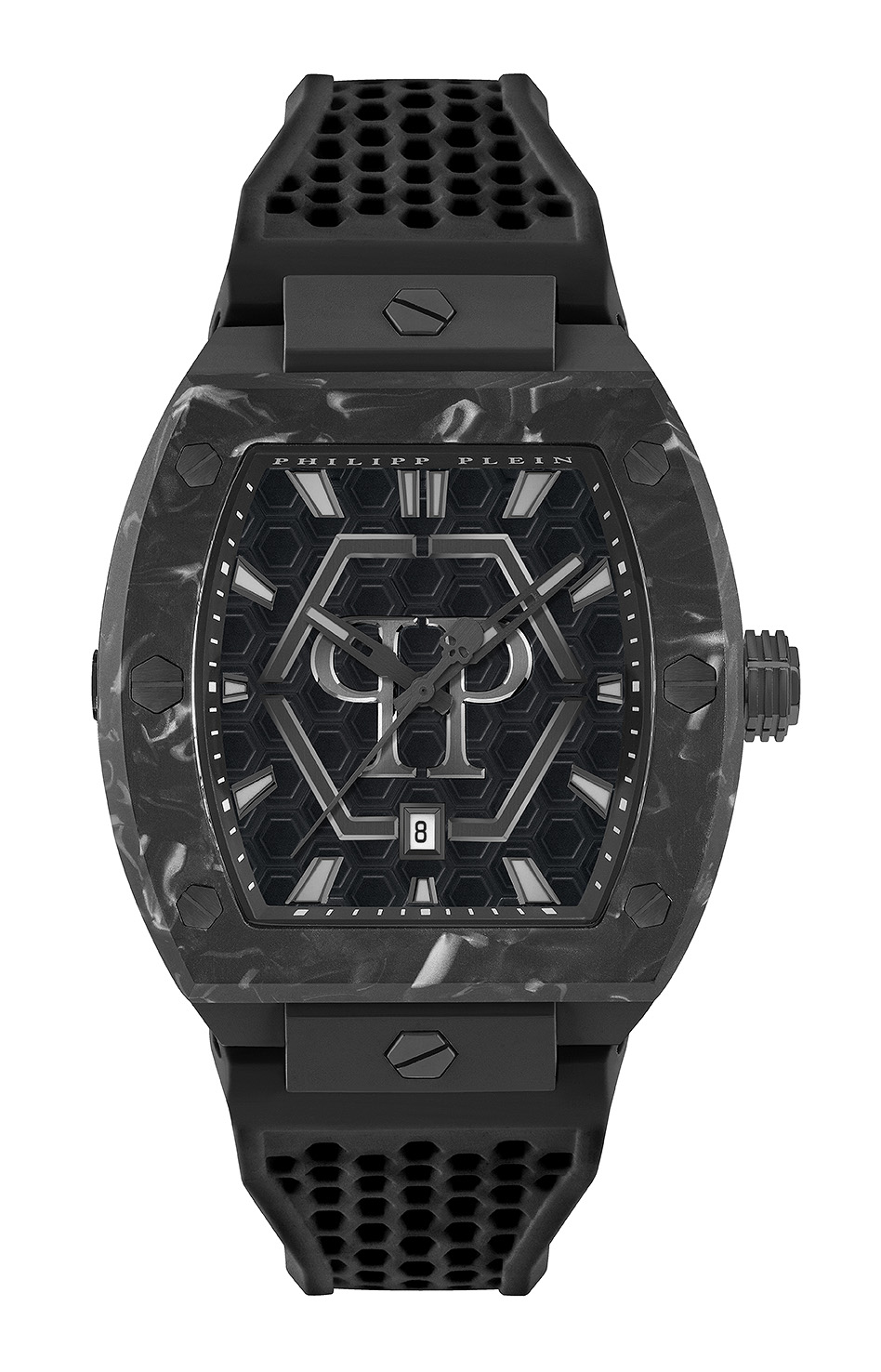 The Hexagon Phantom Herrarmbandstege Svart Klocka PWPUA0624