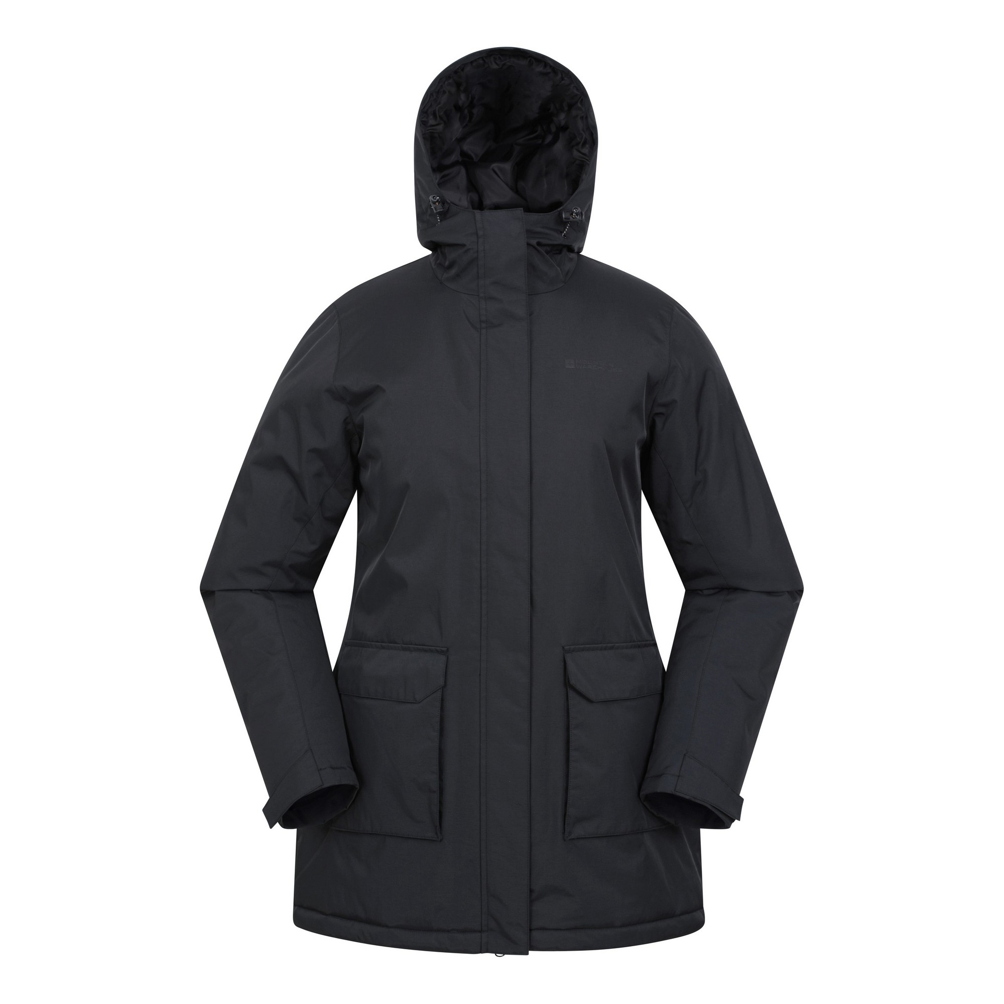 Thumbnail - Mountain Warehouse - "Ranger" Parka Wattiert für Damen (Schwarz)