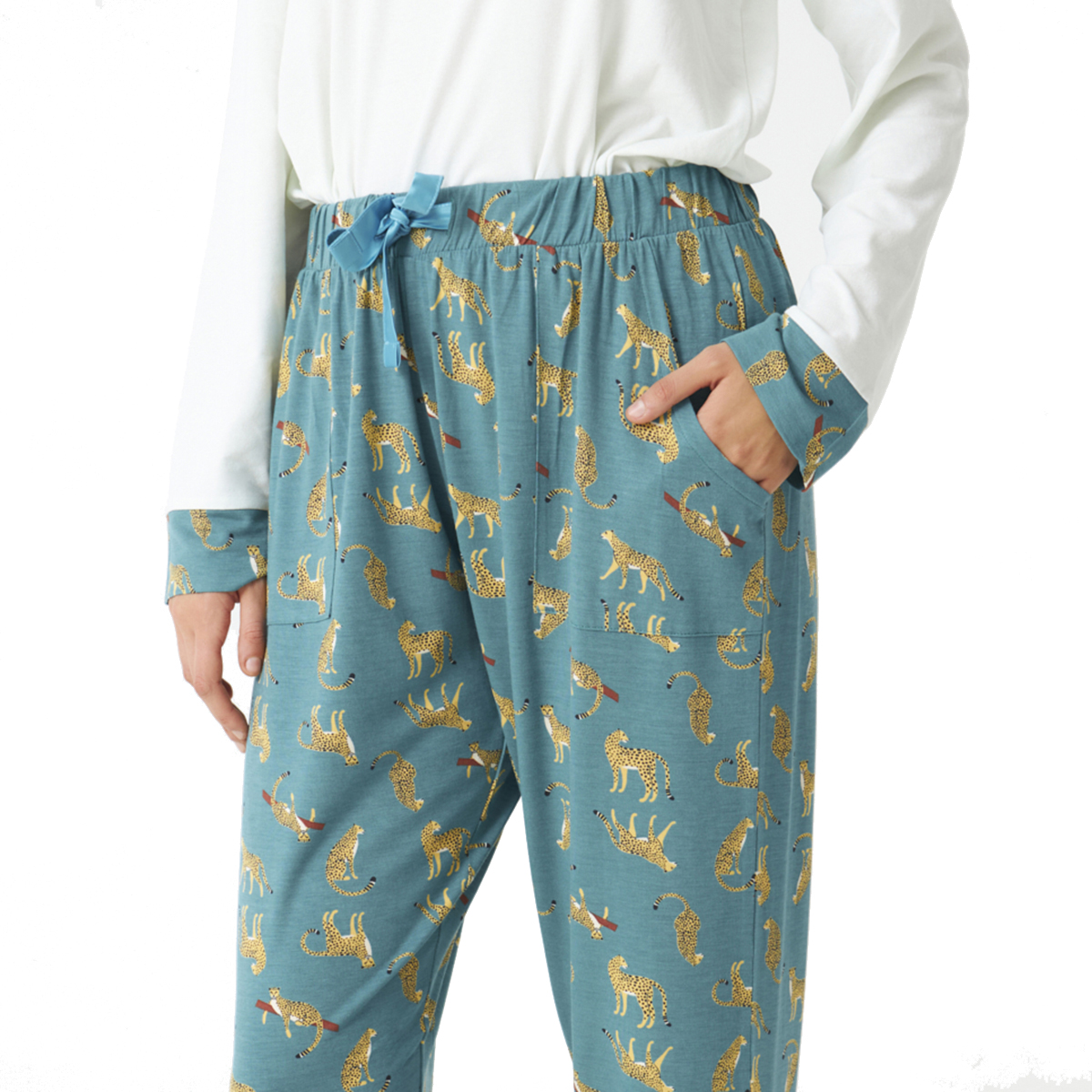 J & J Brothers Långärmad pyjamas JJBDP0601 kvinna dam – bild 2