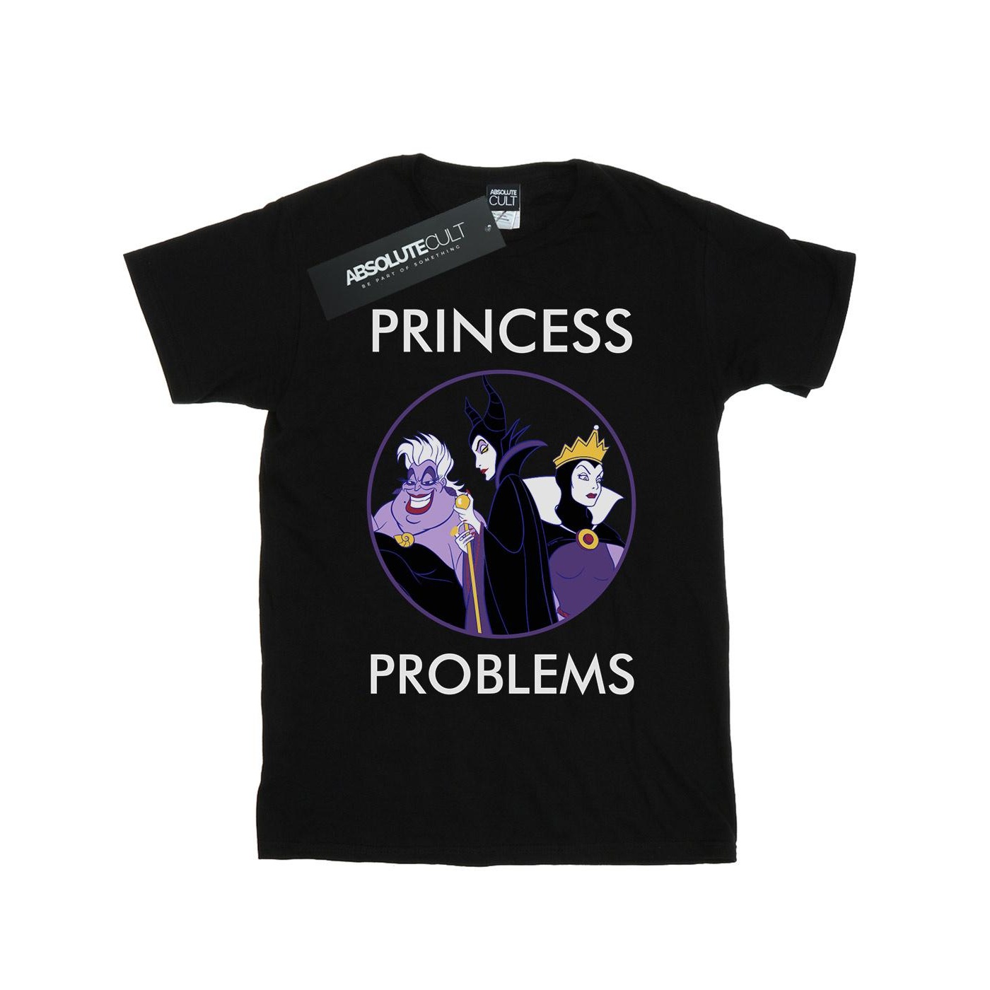 Disney - "Villains Princess Headaches" T-Shirt für Jungen (Schwarz)