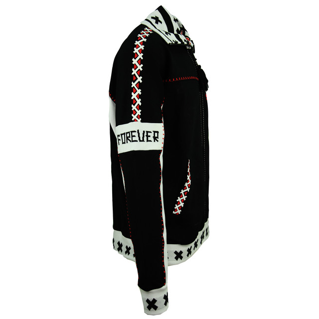 x Jahnkoy XTG Träningsjacka Zip Up Vit Svart Herrtröja 596686 01 2