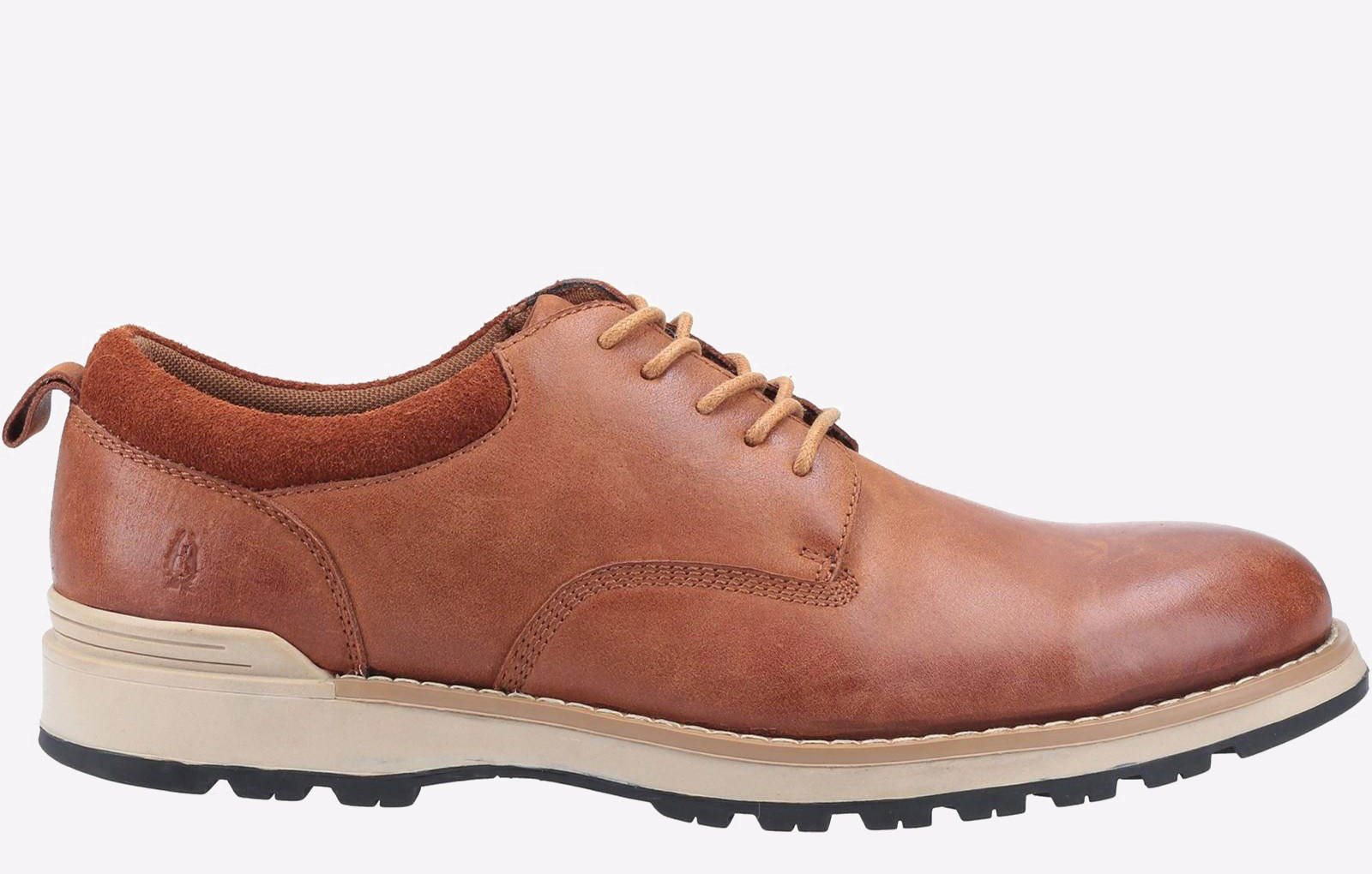 Thumbnail - Hush Puppies Dylan Wildleder Herren Schnürschuhe In Tan