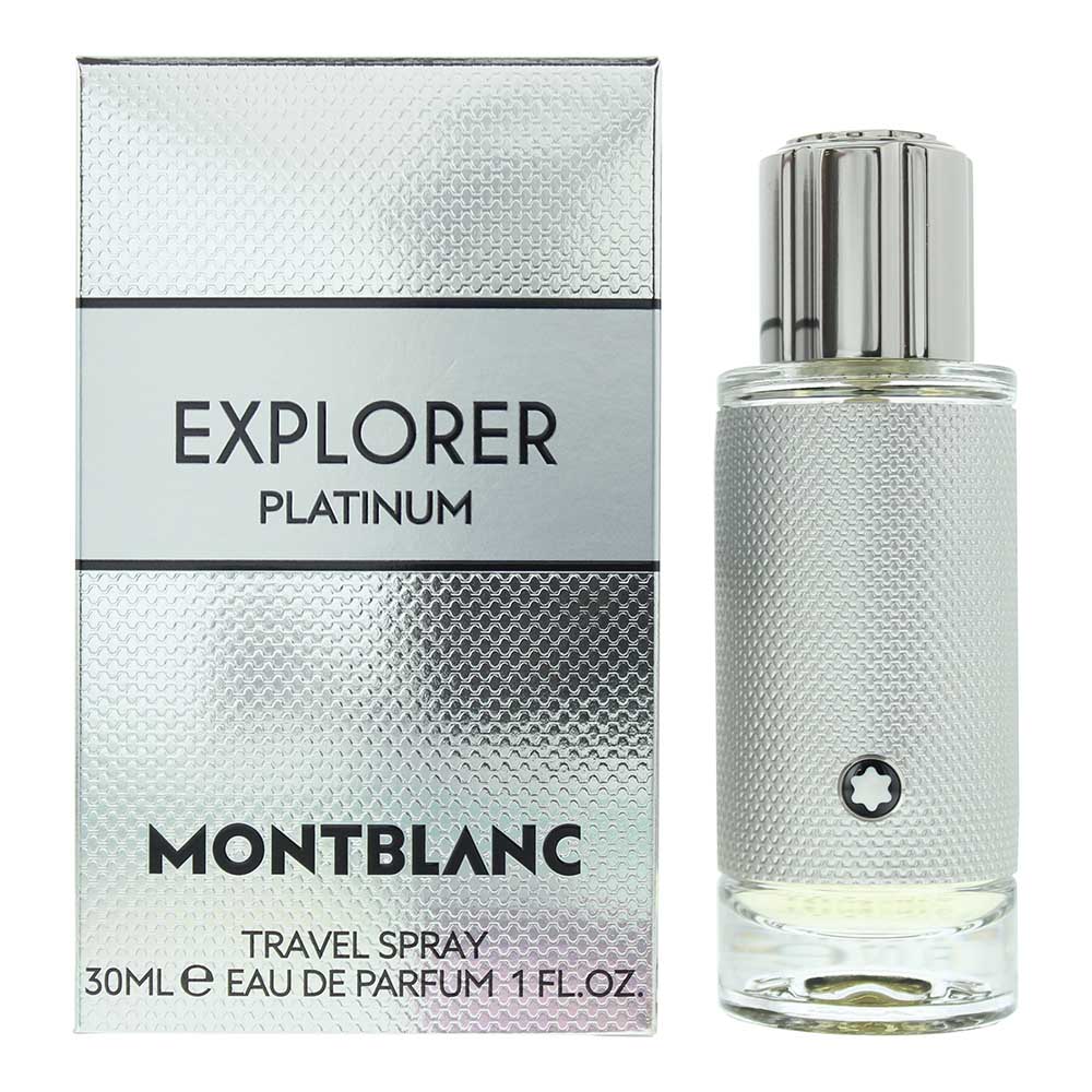 Montblanc Mens Explorer Platinum Eau de Parfum 30ml Spray for Him - One Size