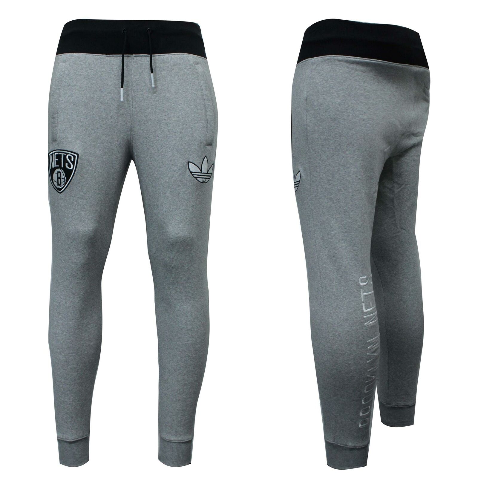 Thumbnail - Adidas Brooklyn Nets Womens Grey Track Hosen