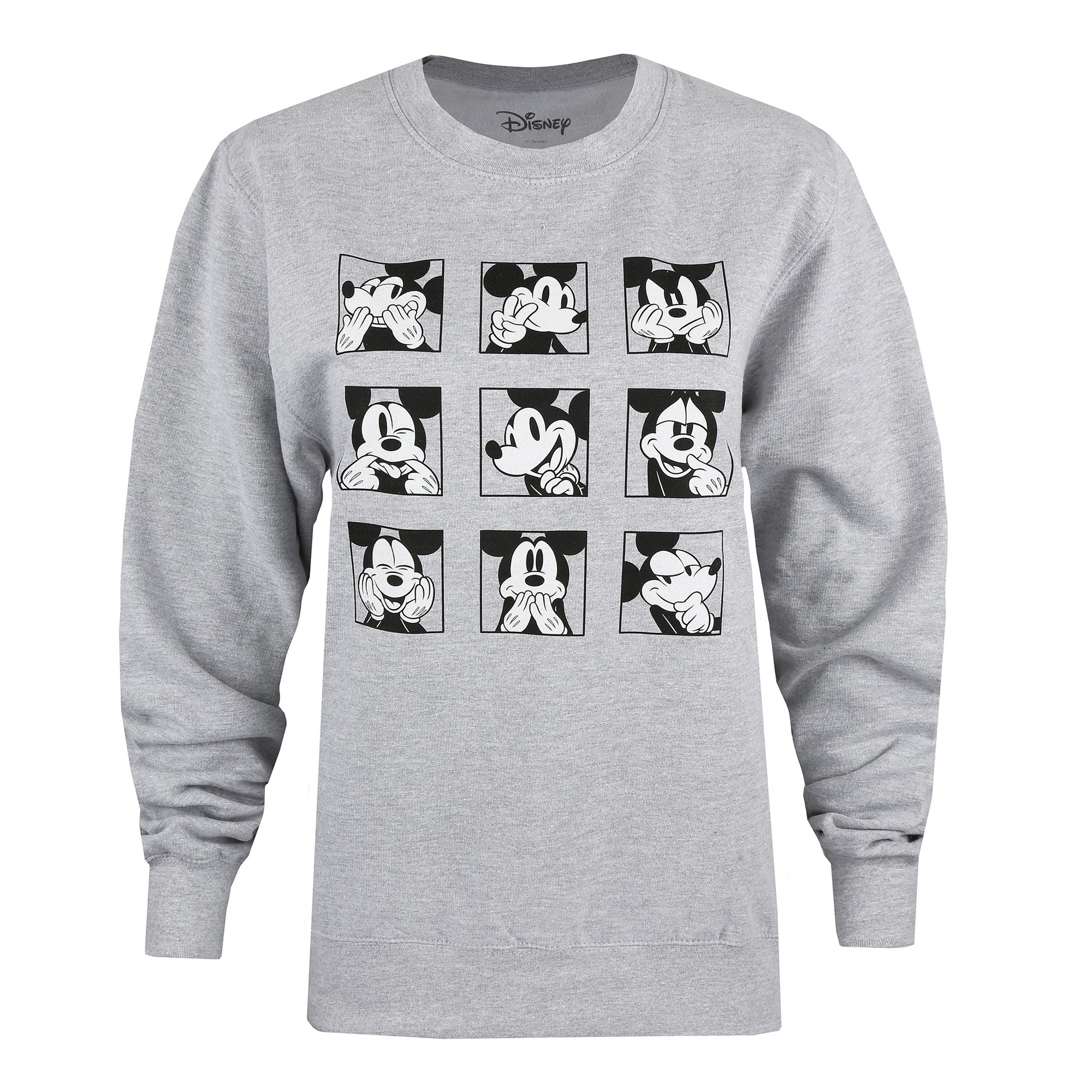 Thumbnail - Disney - Sweatshirt Rundhalsausschnitt für Damen (Grau)