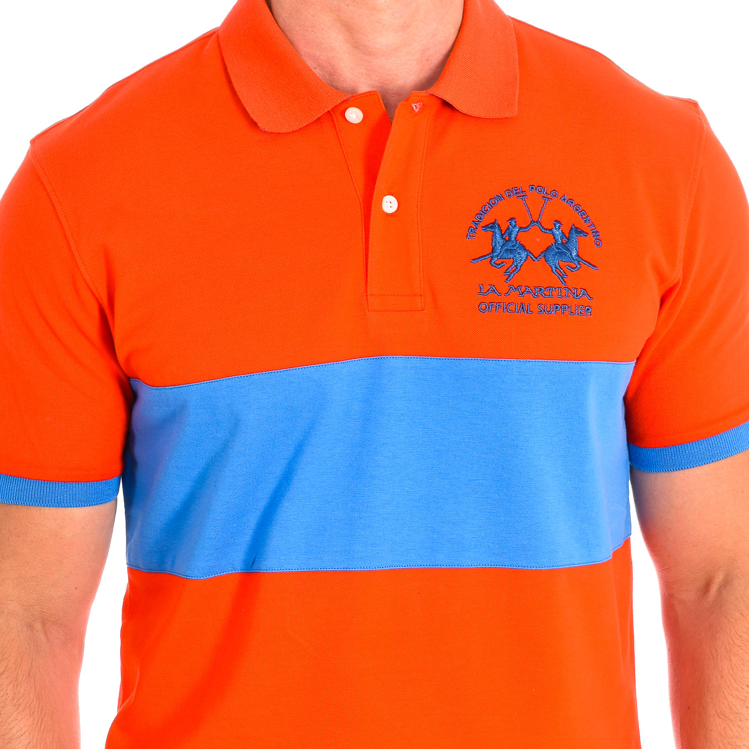 LA MARTINA Kortärmad Polo TMP610-PK097 man pikéer herr – bild 2