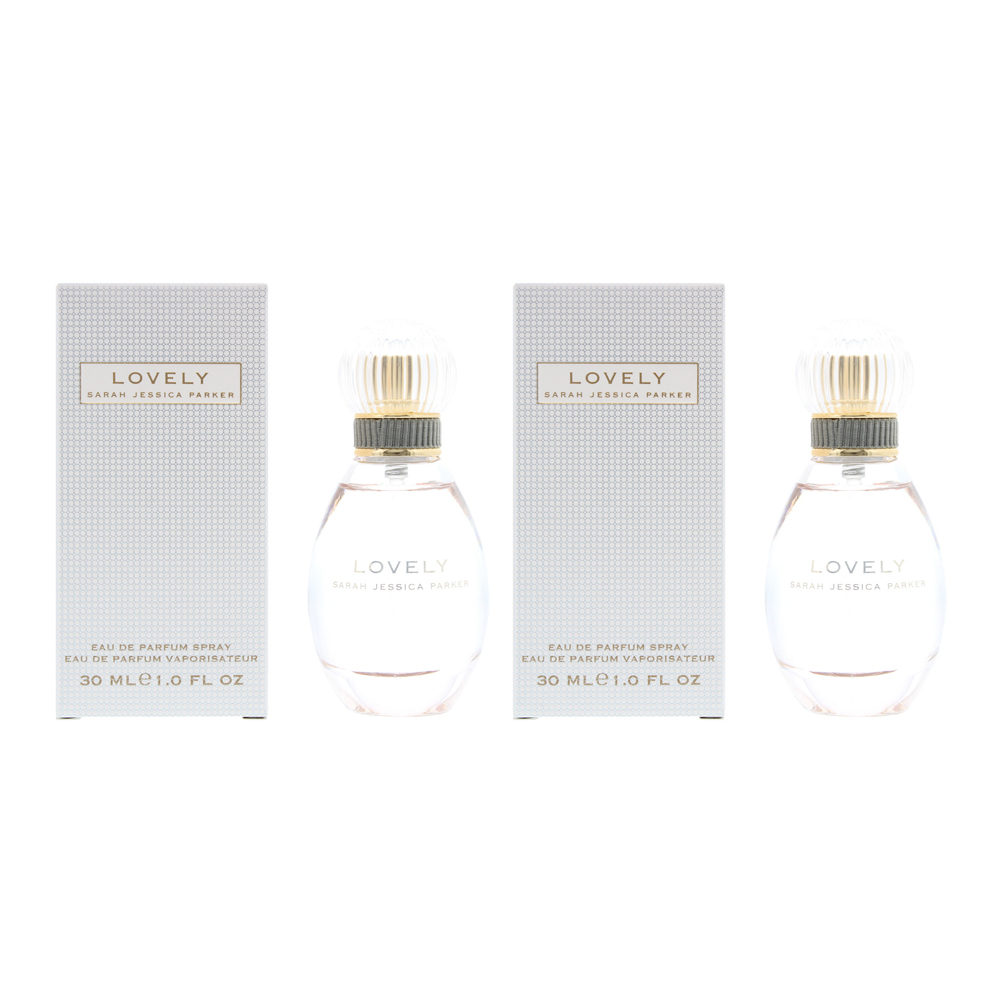 Sarah Jessica Parker Womens Lovely Eau de Parfum 30ml Spray For Her X 2 - One Size