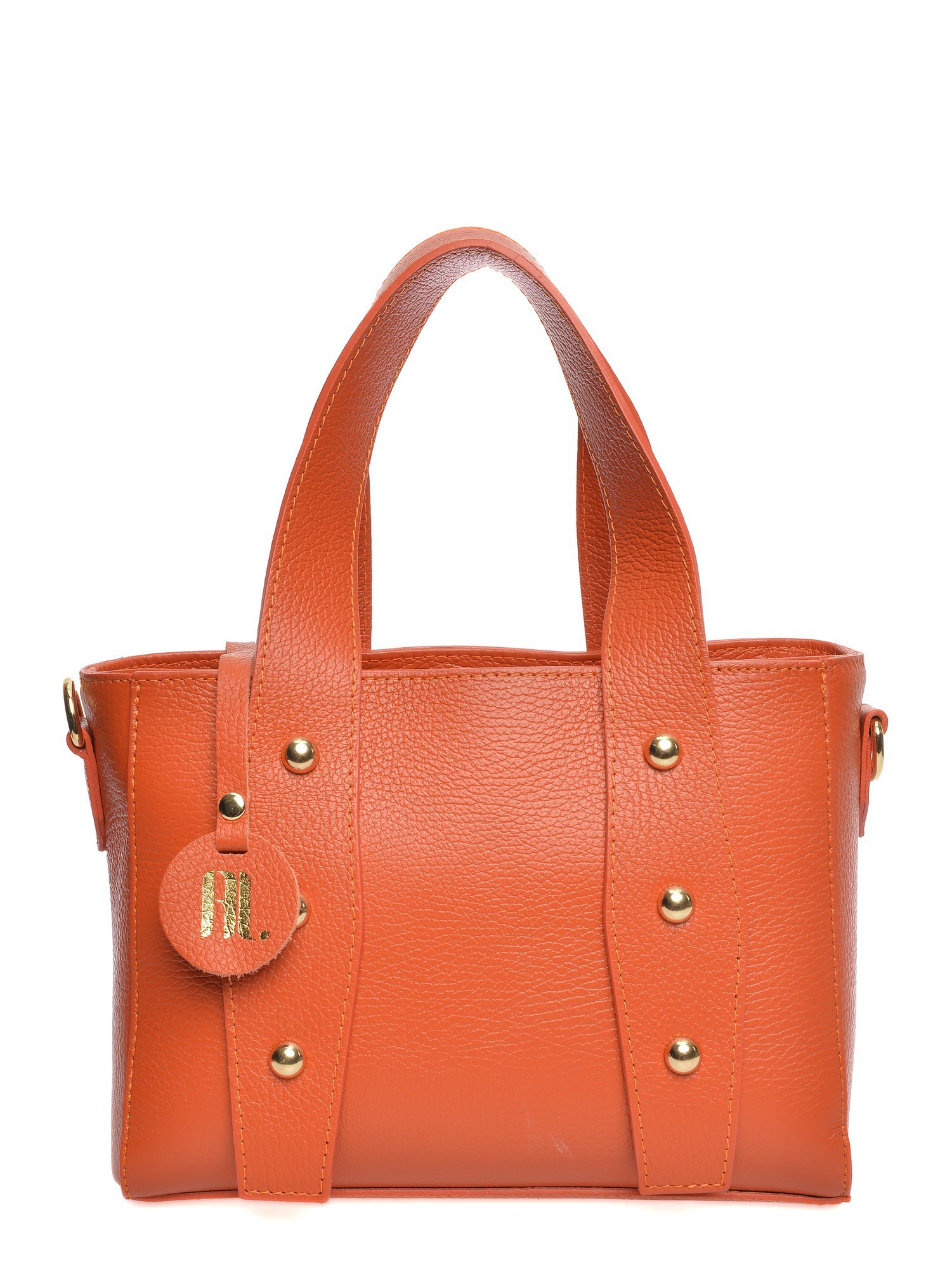 Thumbnail - Anna Luchini Orange Rindsledertasche