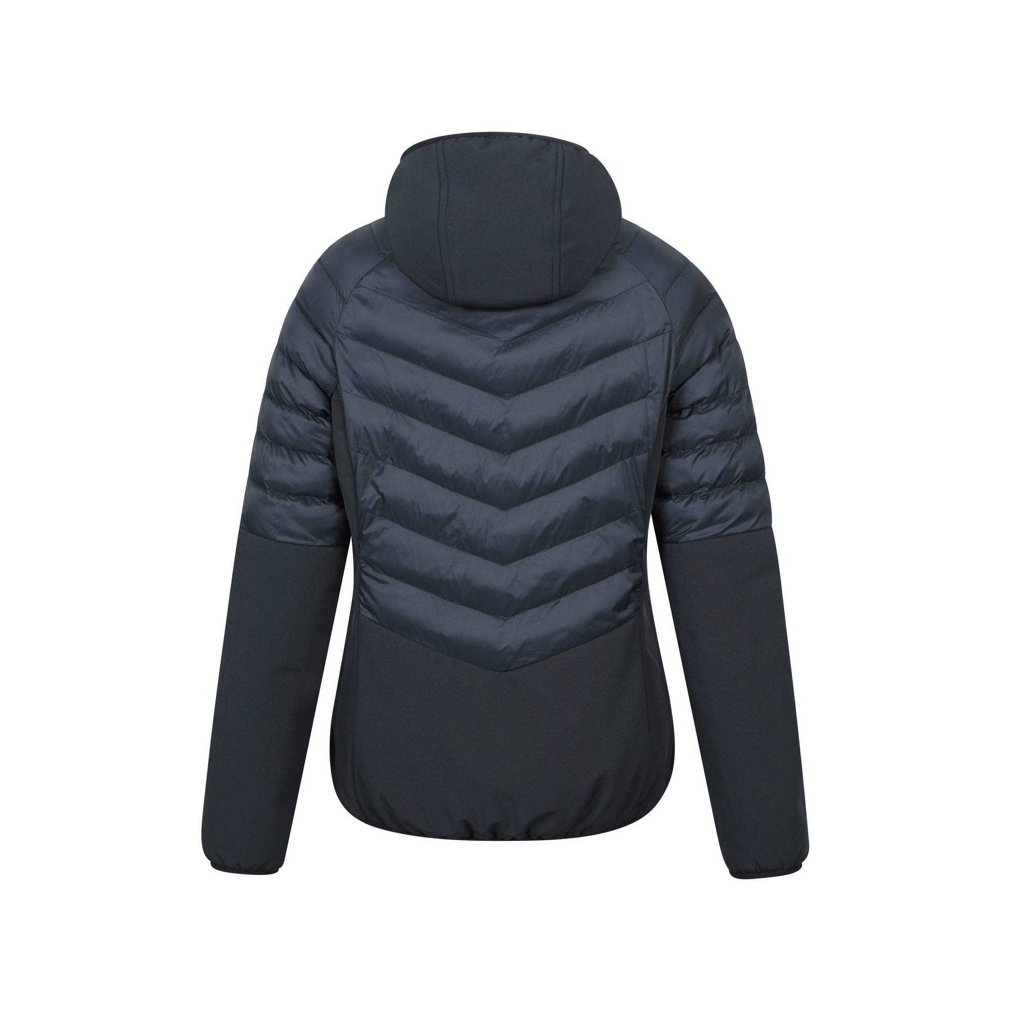 Mountain Warehou Dam/Ladies Agile Vadderad Soft Shell Jacka (Svart) – bild 2