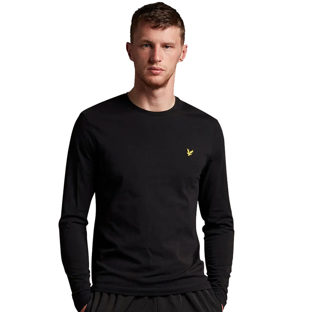 Thumbnail - Lyle & Scott Herren Langarm-T-Shirt aus Baumwolle mit normaler Passform