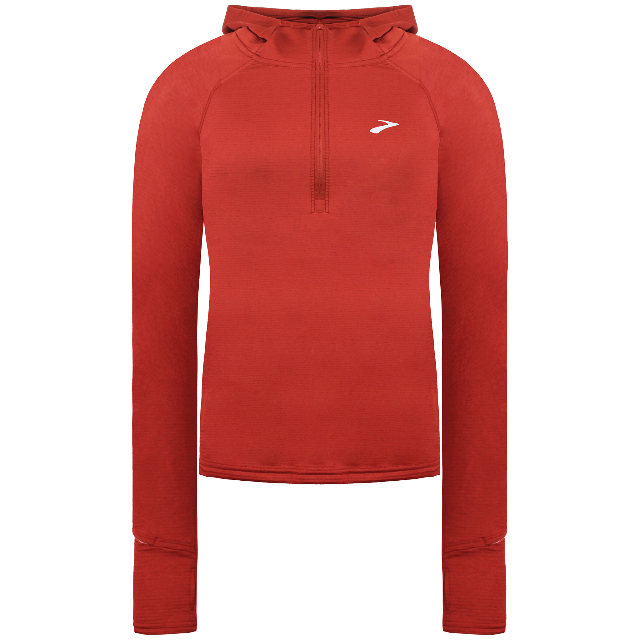 Thumbnail - Brooks Notch Thermal 2.0 Damen Rote Lauf-Hoodie