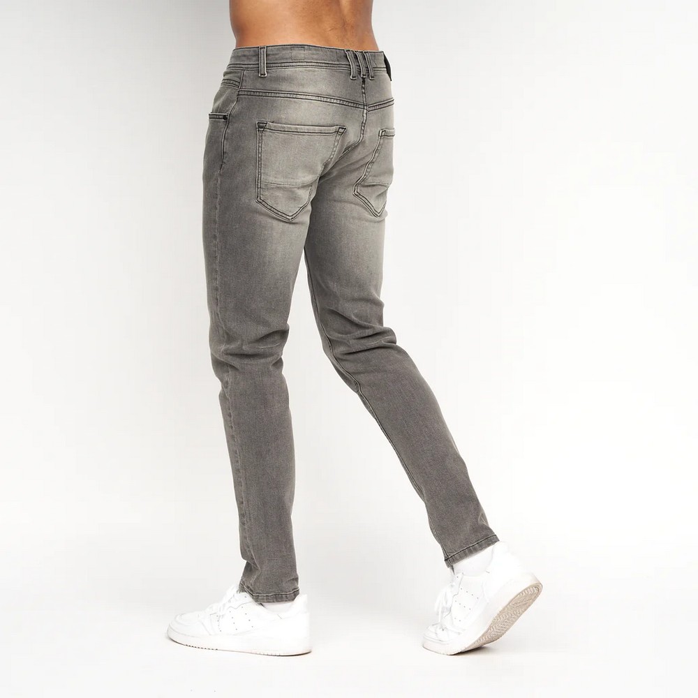 Mens Sheldons Slim Jeans (Ljusgrå) 2