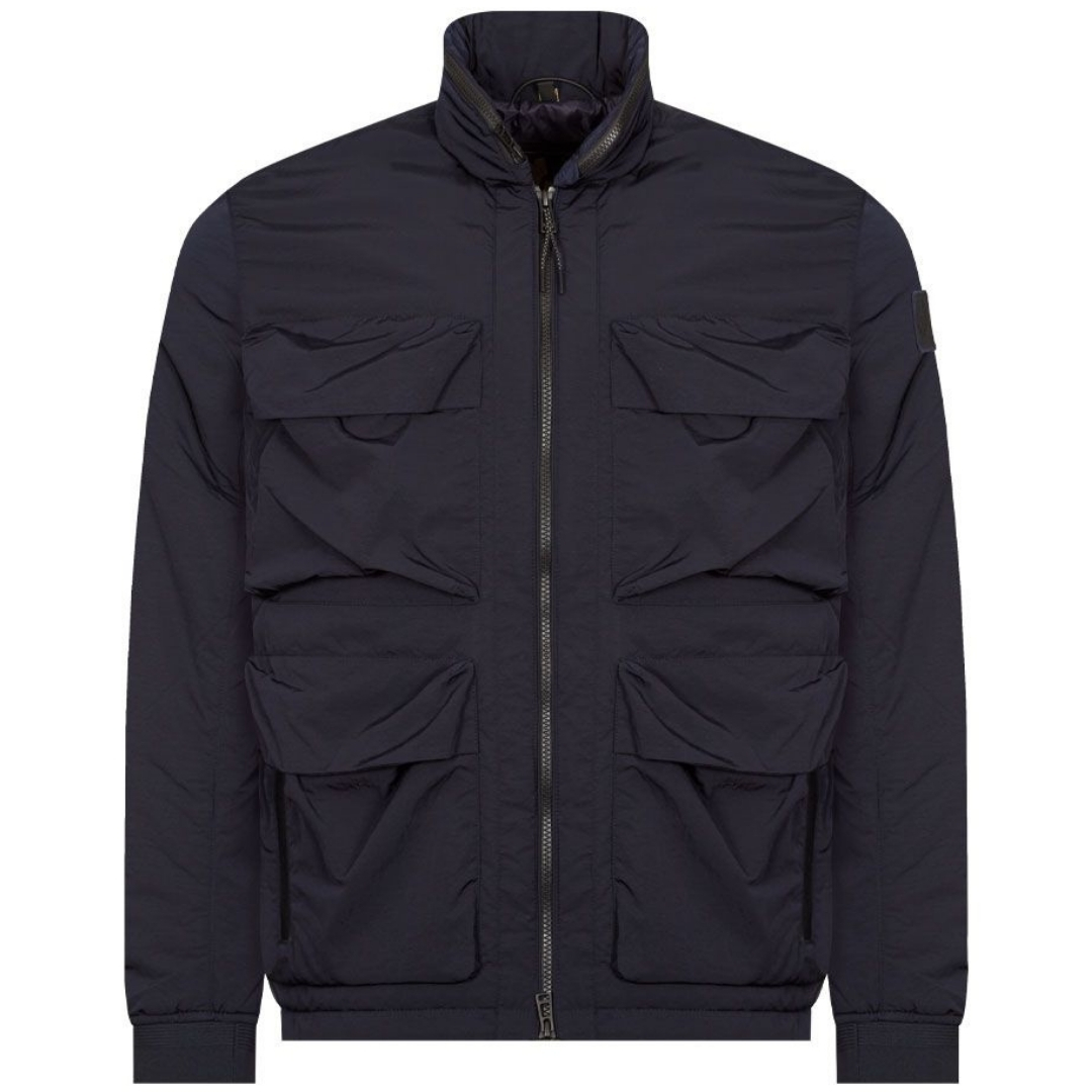Thumbnail - Belstaff Varial Dark Ink Dünne marineblaue Jacke