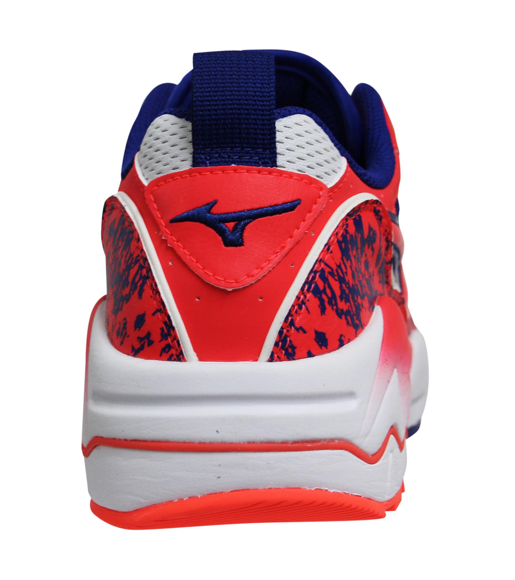 MIZUNO Sport Style Wave Rider 1 Vit/Röd Träningsskor Herr – bild 2