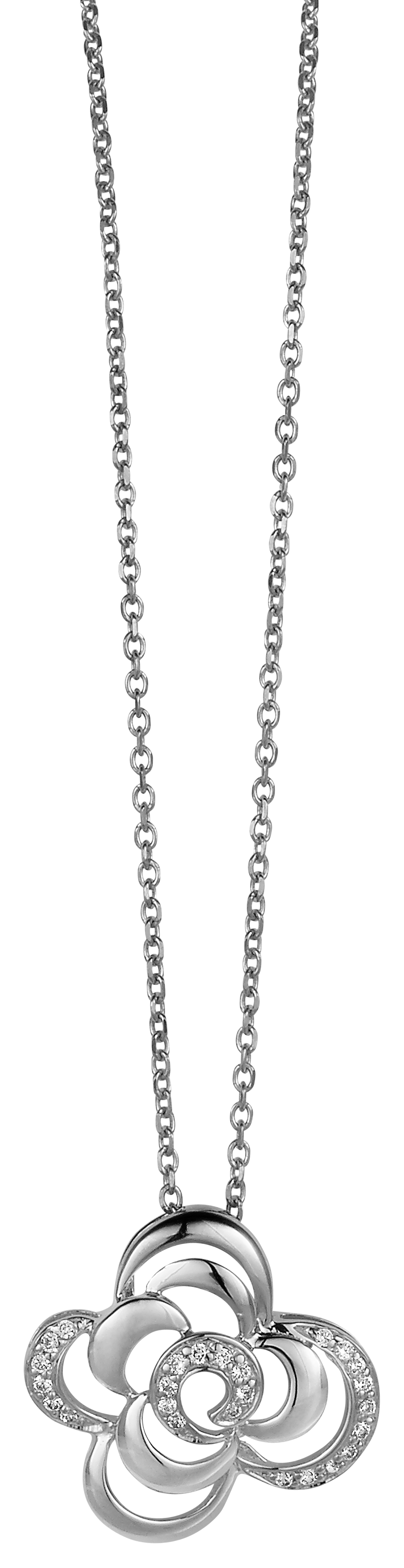 Orphelia Womens 925 Sterling Silver Chain With Pendant - Zh-4864 - One Size