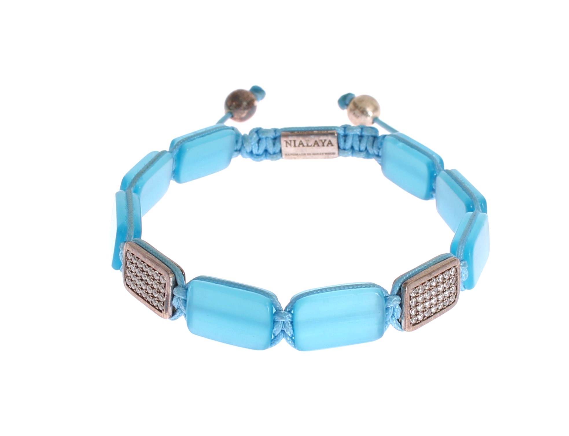 Bracelet en argent 925 avec CZ Opal pour femmes Nialaya