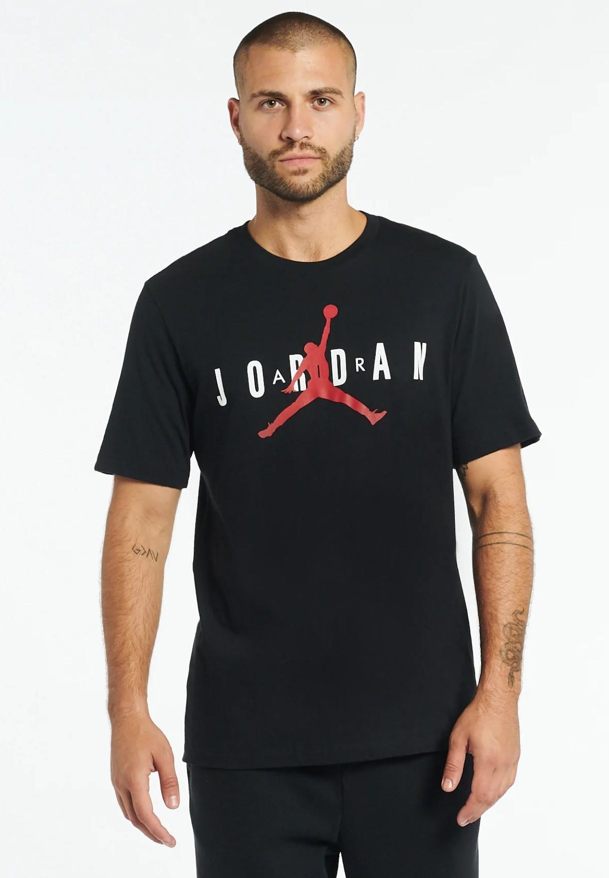 Thumbnail - Nike Air Jordan Herren-T-Shirt in Schwarz