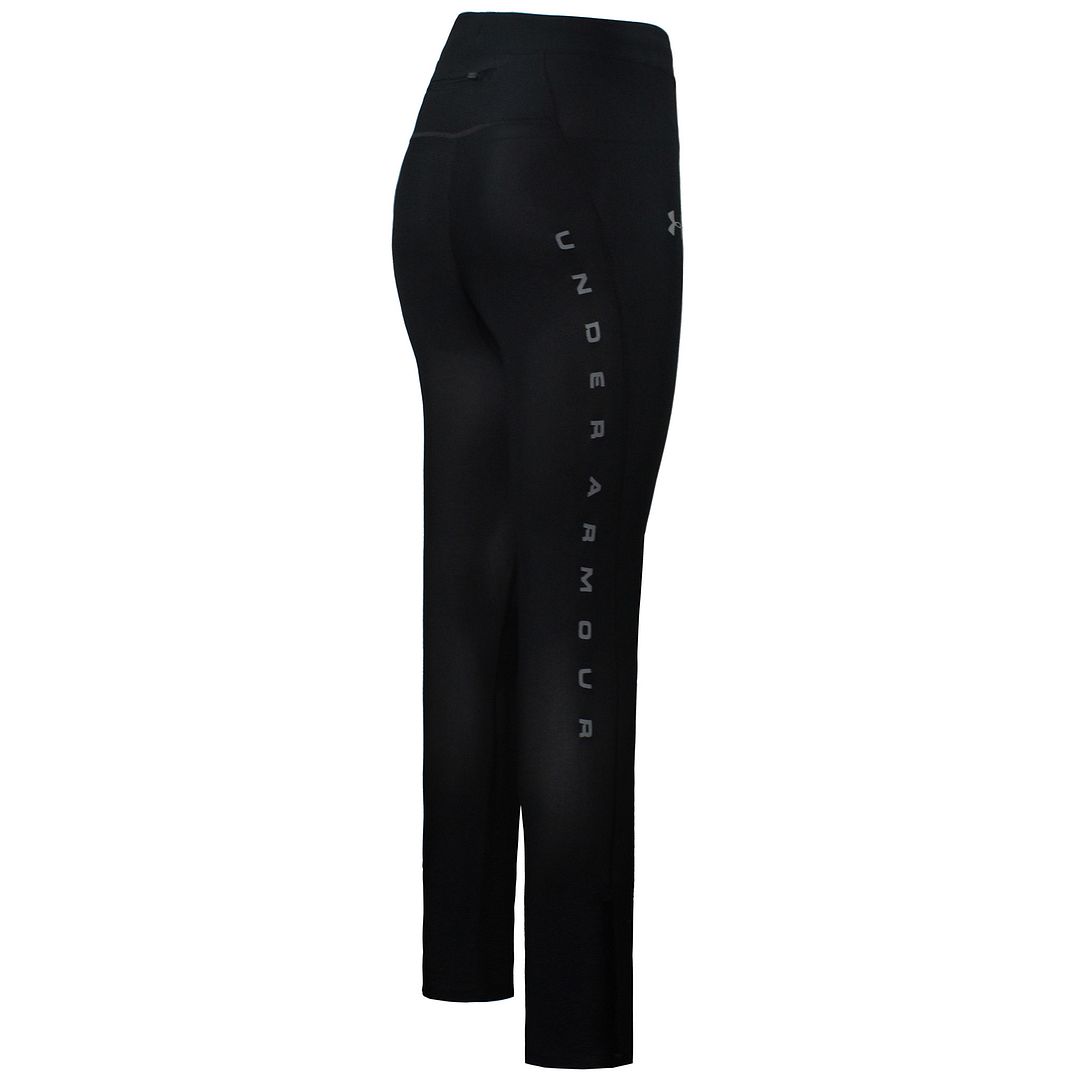 UNDER ARMOUR HeatGear Stretch Svart Tight Mens Qualifier Leggings 1329355 002 herr – bild 2